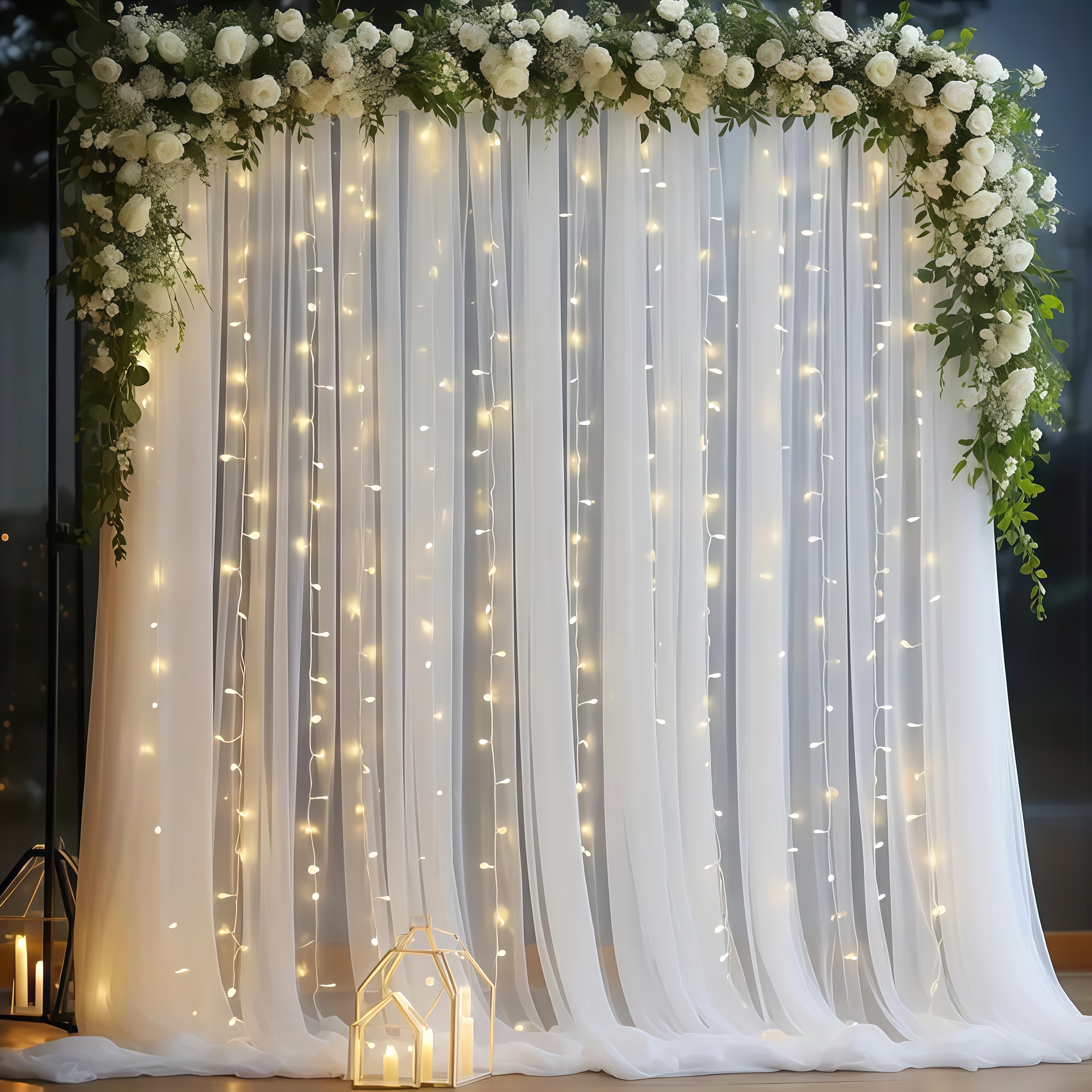 Photography Lighting Options - 3*3m Tulle Backdrop Curtains, Optional Curtains