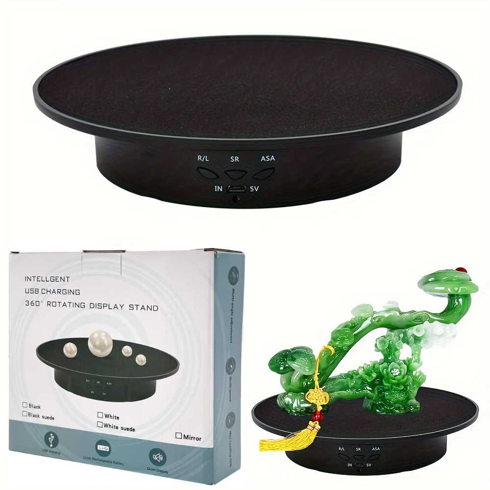 Photography Lightning - 20 cm/7.87 inch Electric Rotating Turntable