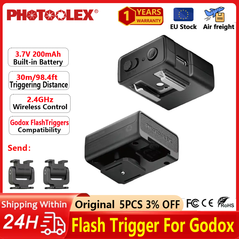 Trigger Receiver Set - ﻿ ﻿PHOTOOLEX Flash Trigger Wireless Flash