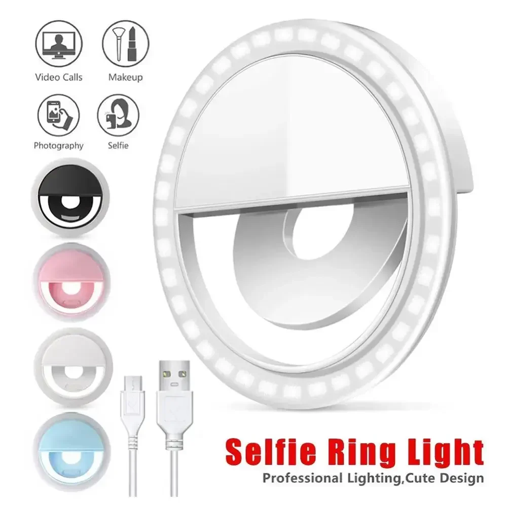 Photography Lighting Wand - LED Selfie Ring Light Mobile Phone