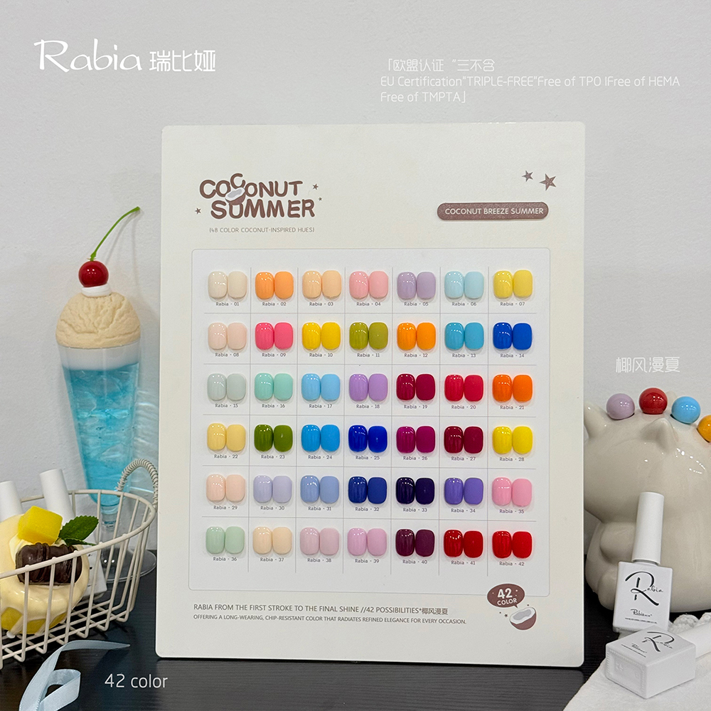 Coloured Gel Set - Wholesale Nail Supplies Permanent Long Lasting