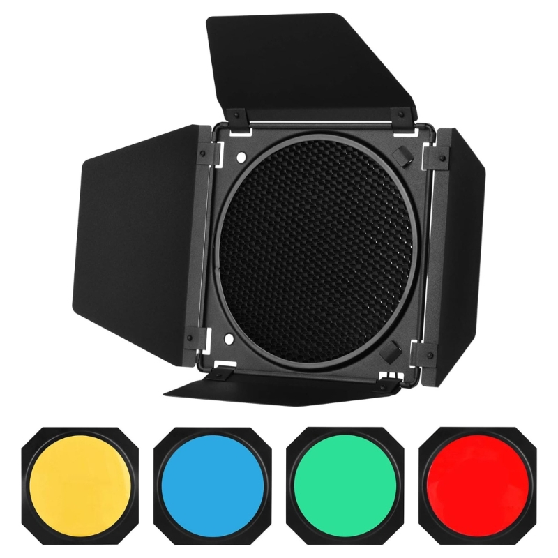 Barn Door+Honeycomb Grids + 4  - Honeycomb Grid Filter recensie en prijs