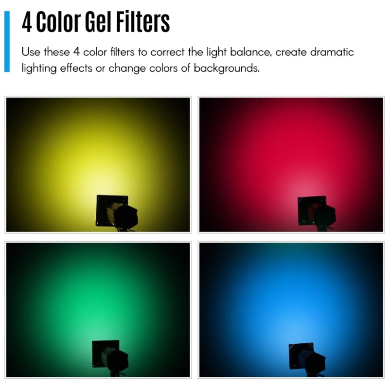 Barn Door+Honeycomb Grids + 4  - Honeycomb Grid Filter recensie en prijs