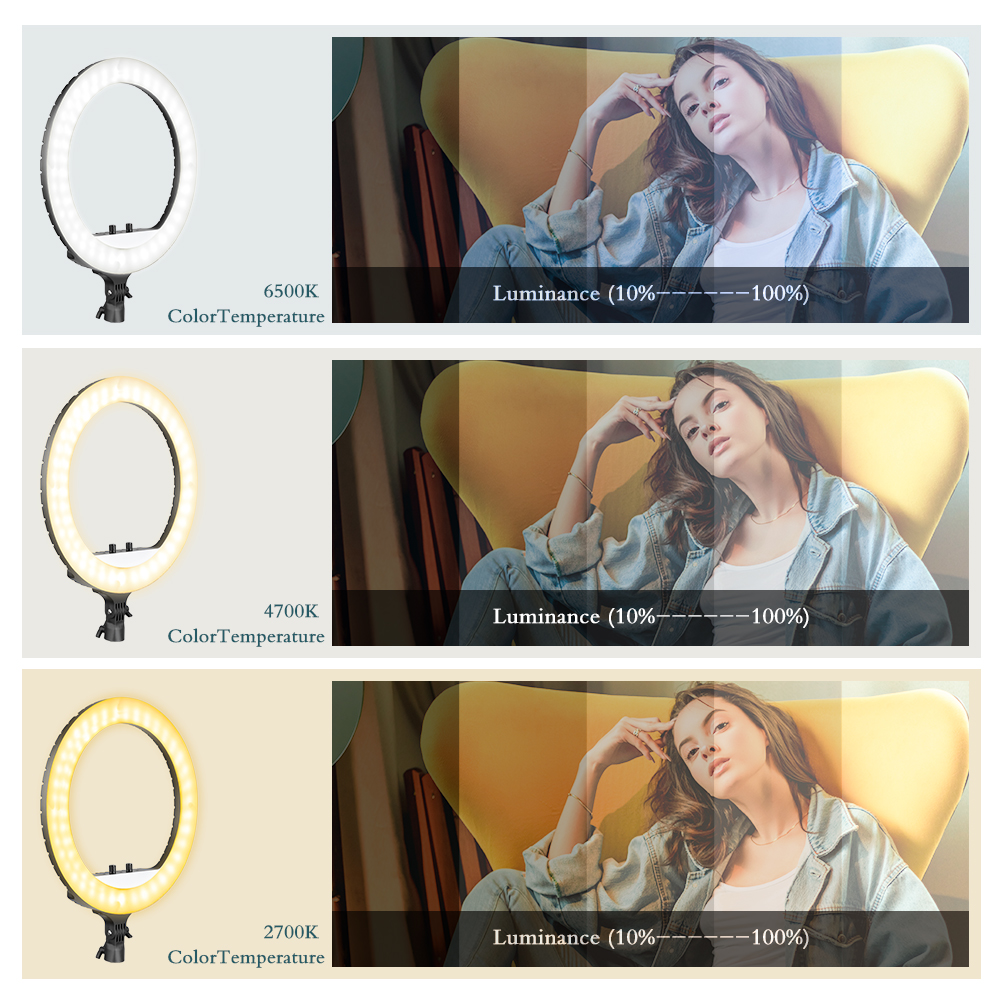SH 18 Inch Knob Ring Light LED - Photography Lighting Wand recensie en prijs