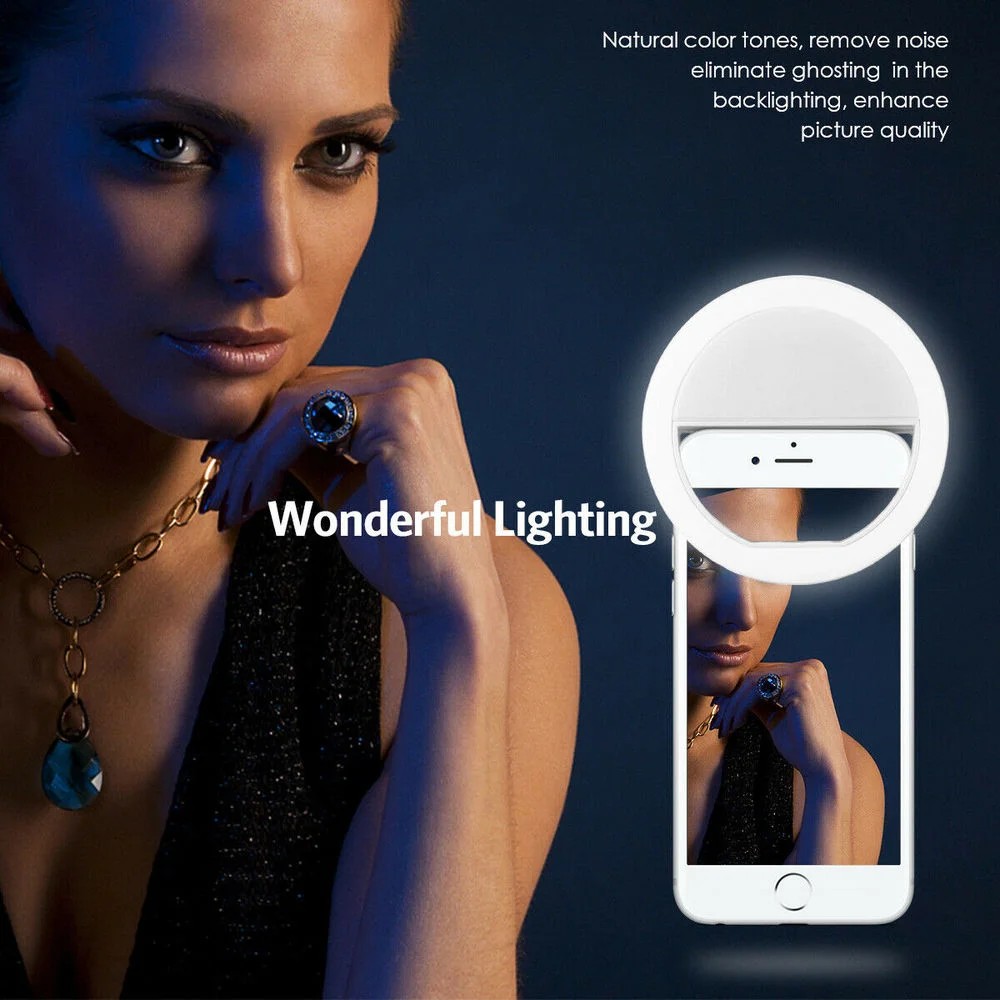 Rechargeable Clip On Selfie Ri - Photography Lighting Professional recensie en prijs