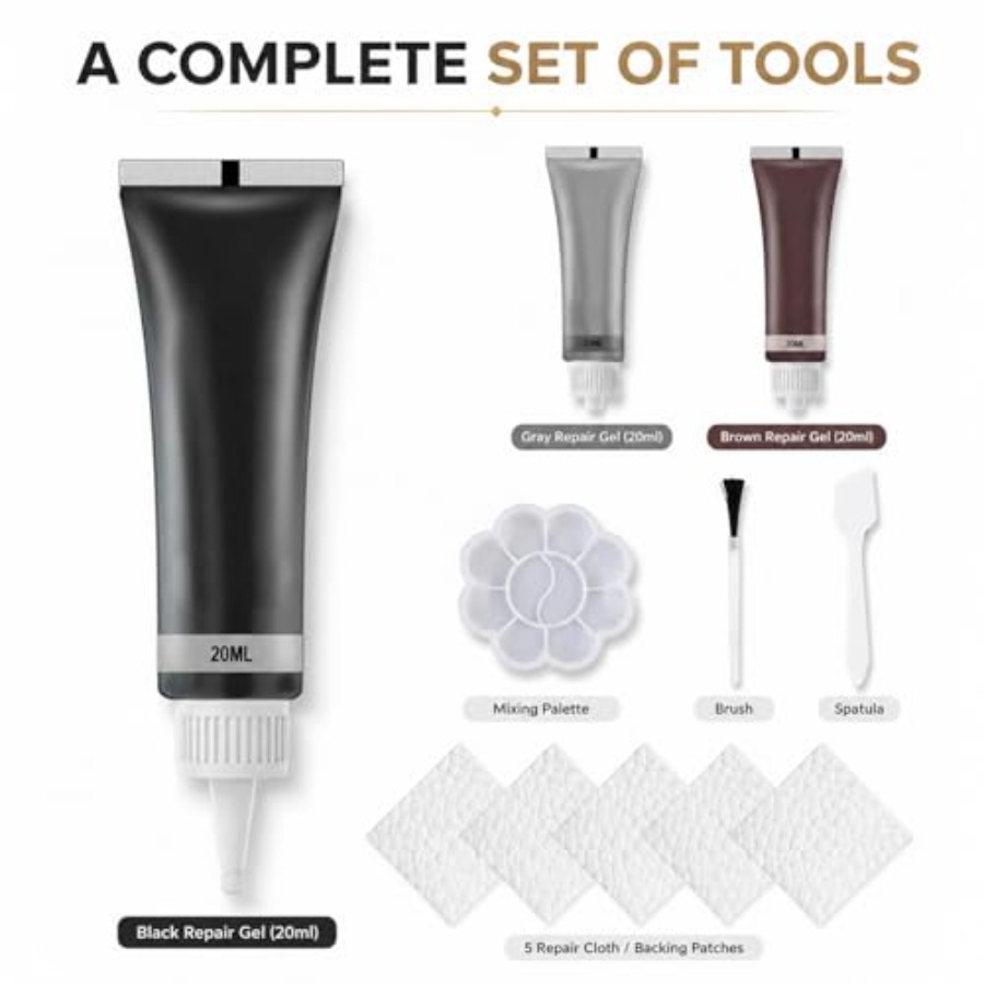Advanced Leather Repair Gel, 2 - Coloured Gel Set recensie en prijs