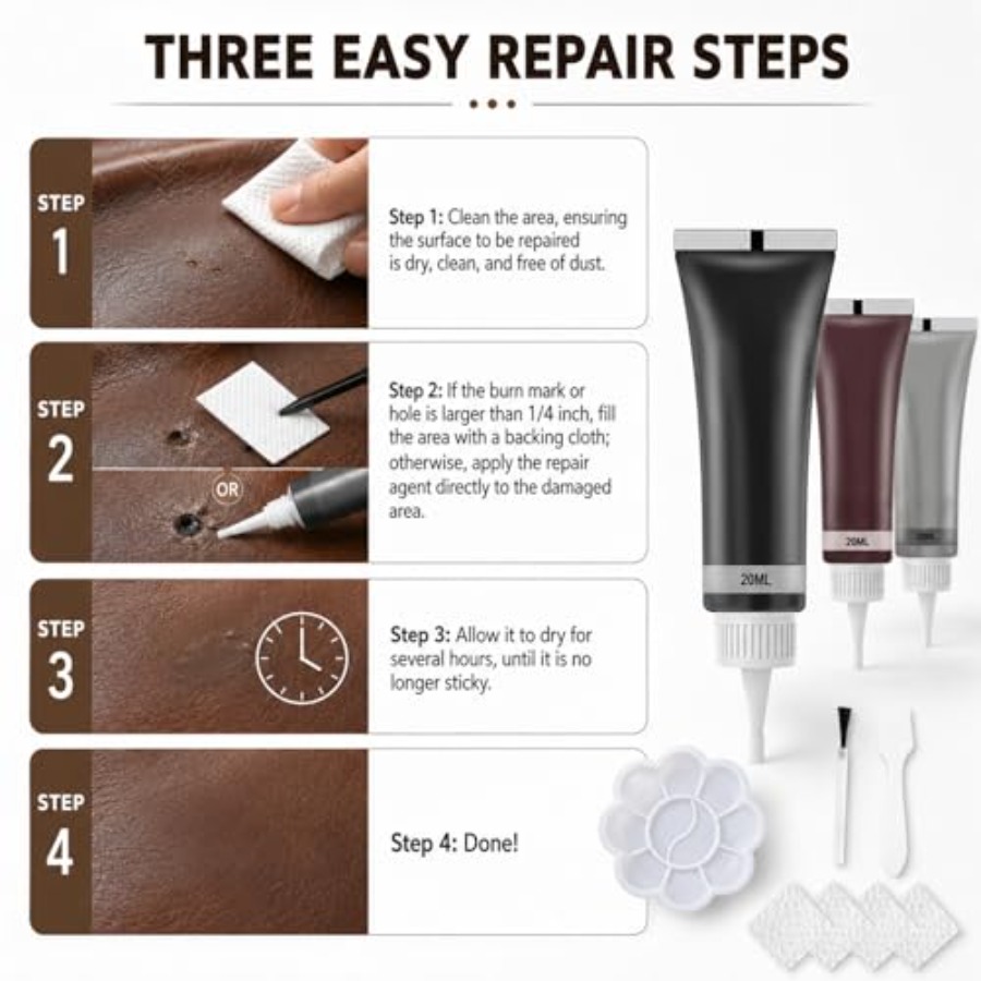 Advanced Leather Repair Gel, 2 - Coloured Gel Set recensie en prijs