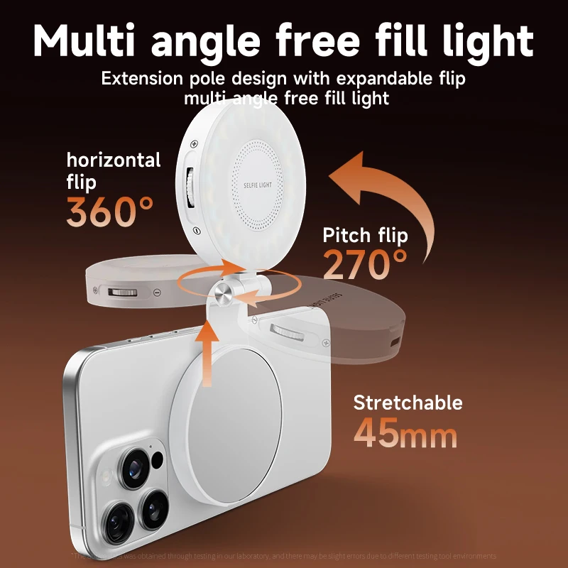LED Selfie Fill Light for Mags - Photography Lighting Professional recensie en prijs
