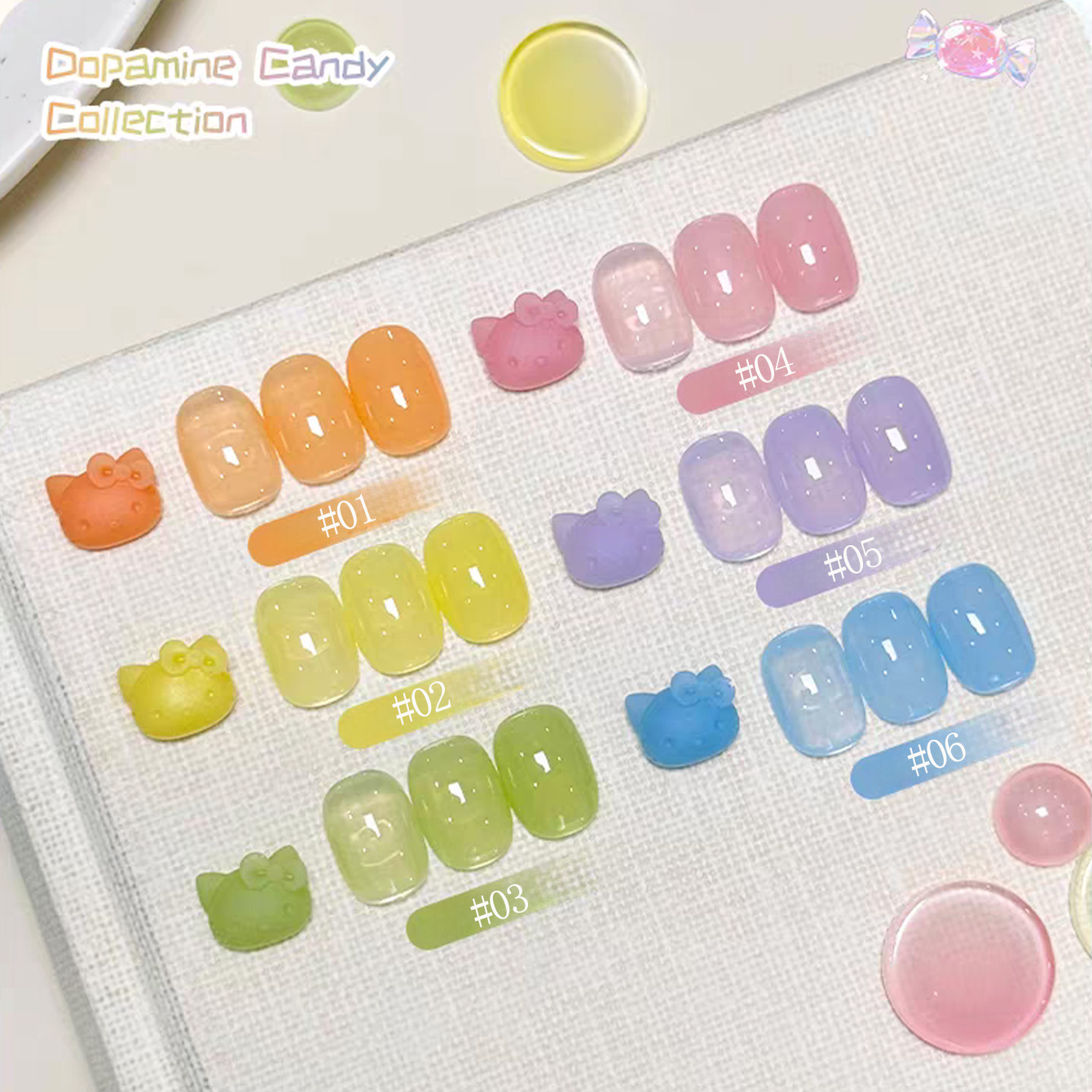 1pcs WS Ice Transparent Dopami - Coloured Gel Set recensie en prijs