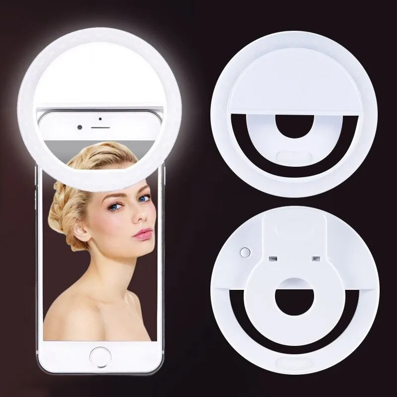 USB Rechargeable LED Selfie Ri - Photography Lightning recensie en prijs