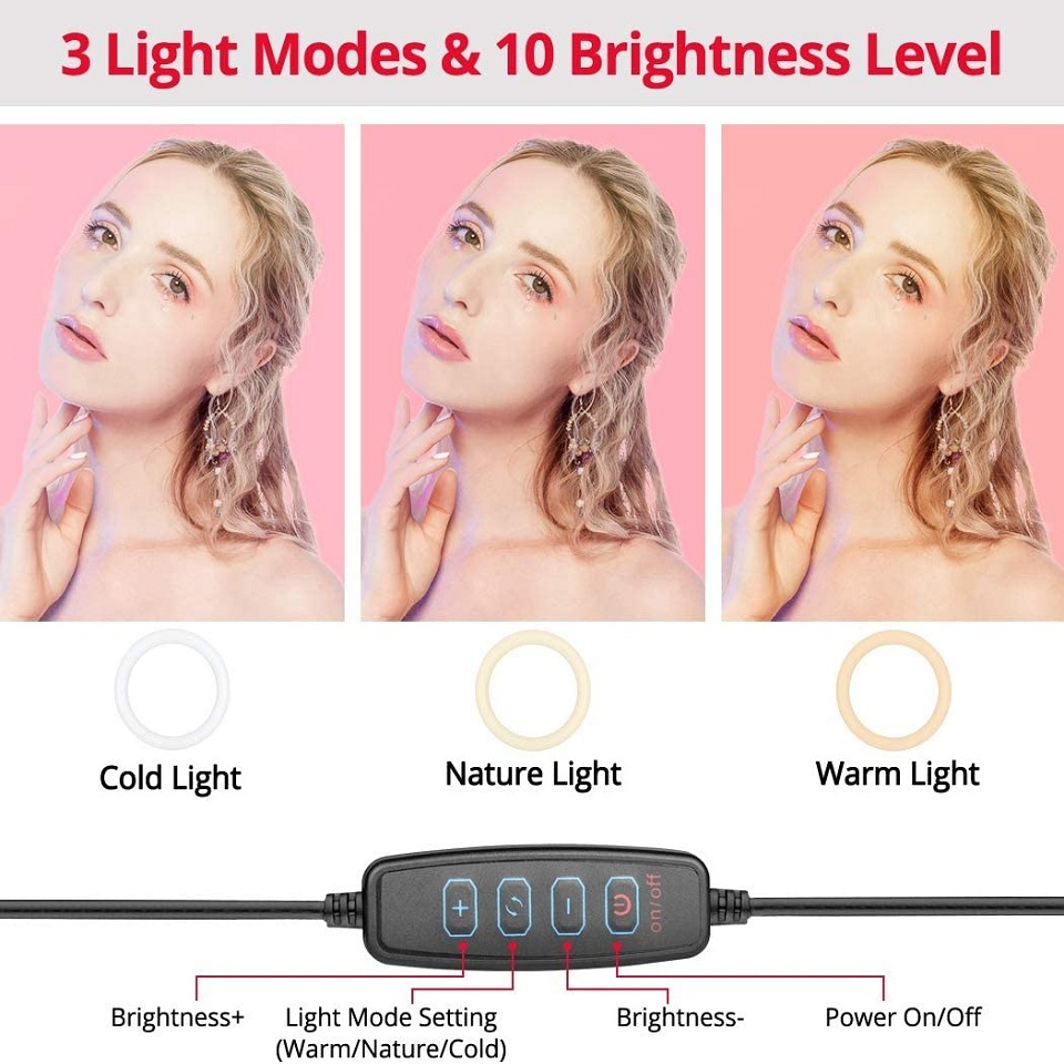 LED Selfie Ring Light Phone St - Photography Lighting Circle recensie en prijs
