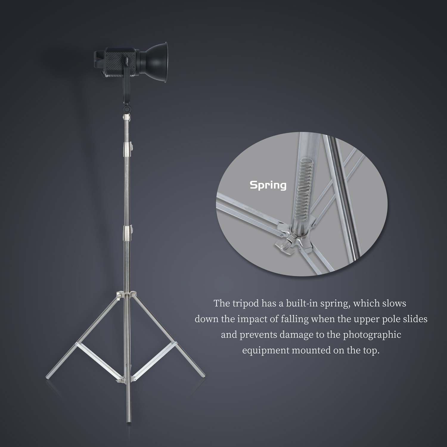 SH 2.8M Stainless Steel Light  - Photography Lightning recensie en prijs