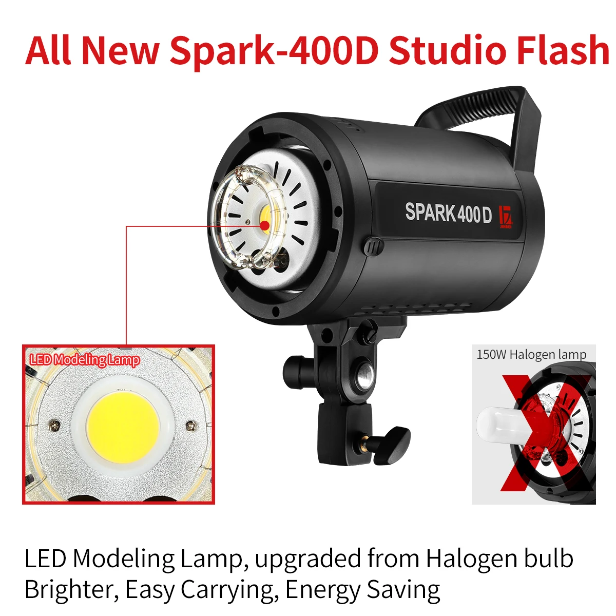 JINBEI SPARK400D 400W Strobe S - Photography Lighting For Clothing recensie en prijs
