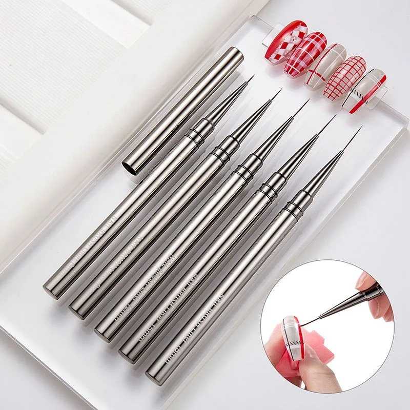 5pcs Nail Art Liner Brushes Se - Coloured Gel Set recensie en prijs