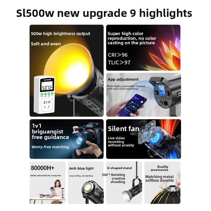 500W live stream filling light - Photography Lighting For Clothing recensie en prijs