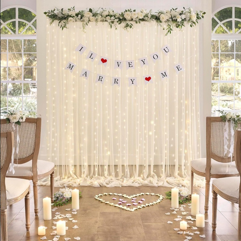 LED Tulle Backdrop Curtains, O - Photography Lighting Options recensie en prijs