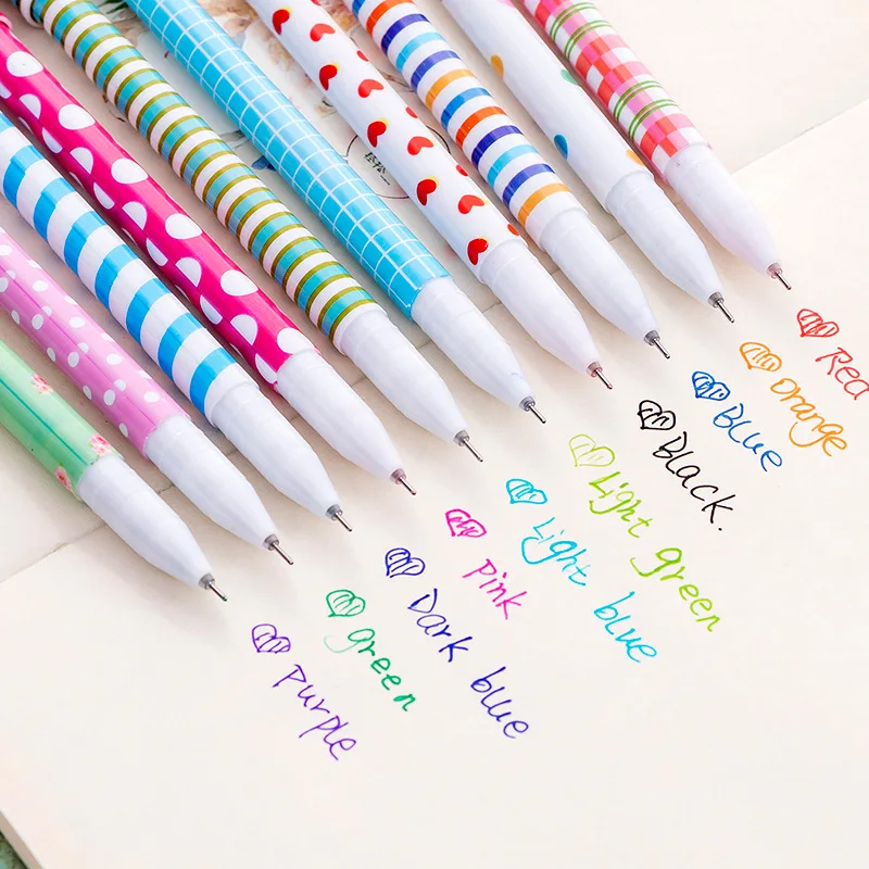 10Pcs/Box Cute Stationery 10 C - Coloured Gel Set recensie en prijs