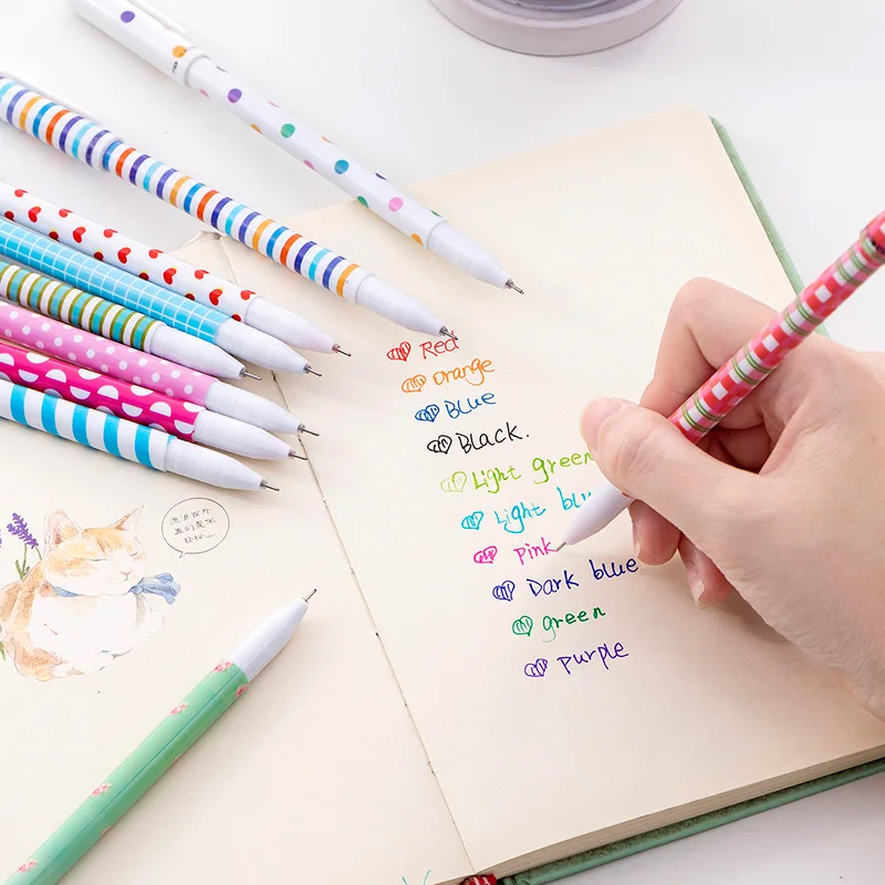 10Pcs/Box Cute Stationery 10 C - Coloured Gel Set recensie en prijs