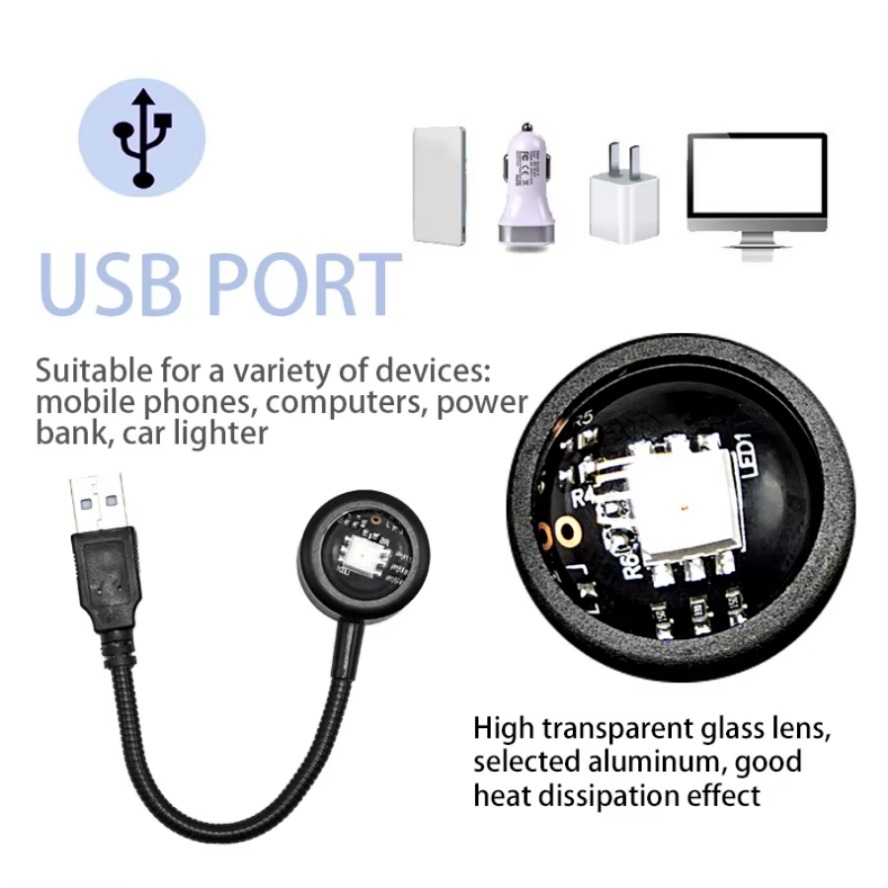 Led 5V Colorful USB Sunset Lam - Photography Lighting Diy recensie en prijs