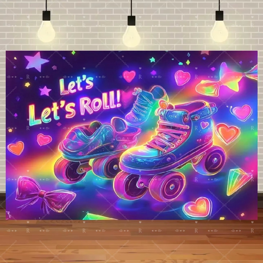 Roller Skating Shoes Theme Bir - Photography Lighting Background recensie en prijs