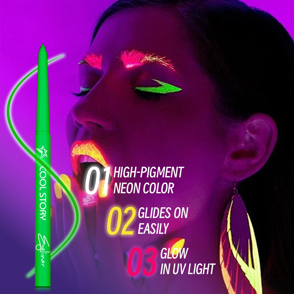 12 colours fluorescent eyeline - Coloured Gel Set recensie en prijs