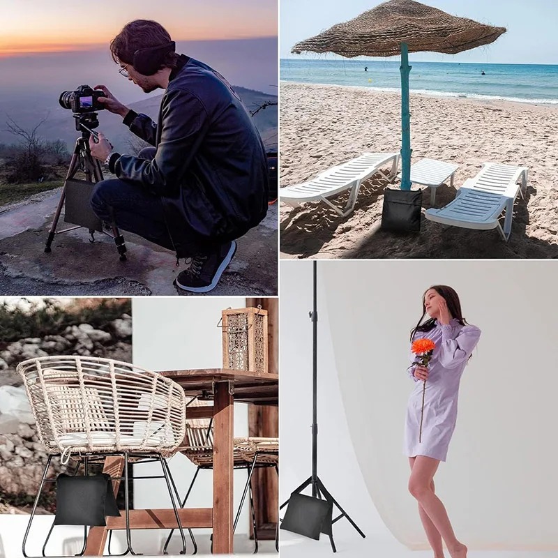 4pcs/2pcs/1pc Black Sand Bag W - Photography Lighting Bag recensie en prijs