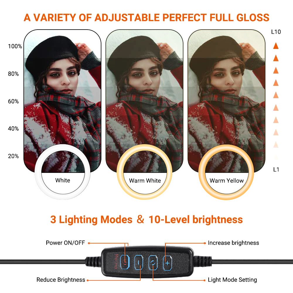 26cm 10 inch Led Ring Selfie L - Photography Lightning recensie en prijs
