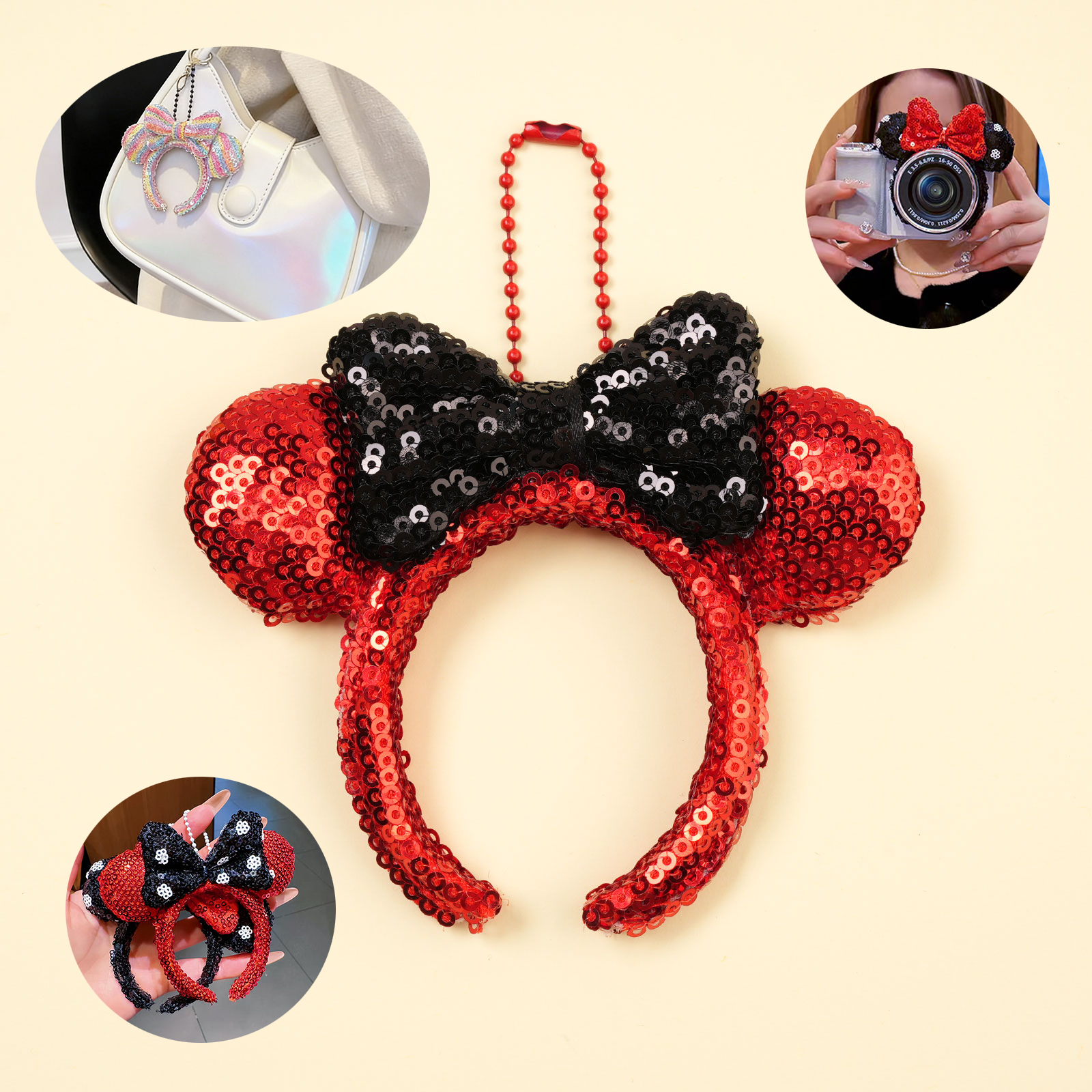 1/3pcs Cute Mickey Mouse Ear H - Photography Lighting Bag recensie en prijs