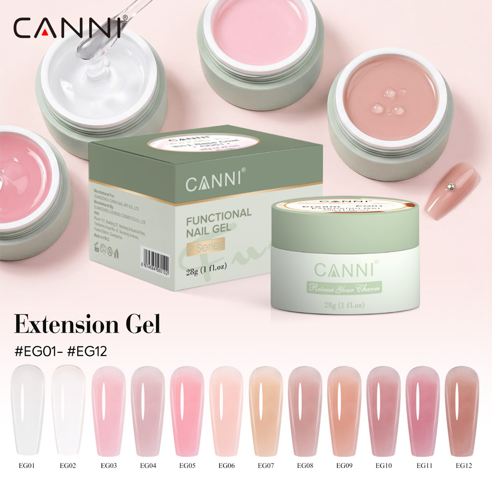CANNI 28g 12Pcs Nail Extension - Coloured Gel Set recensie en prijs