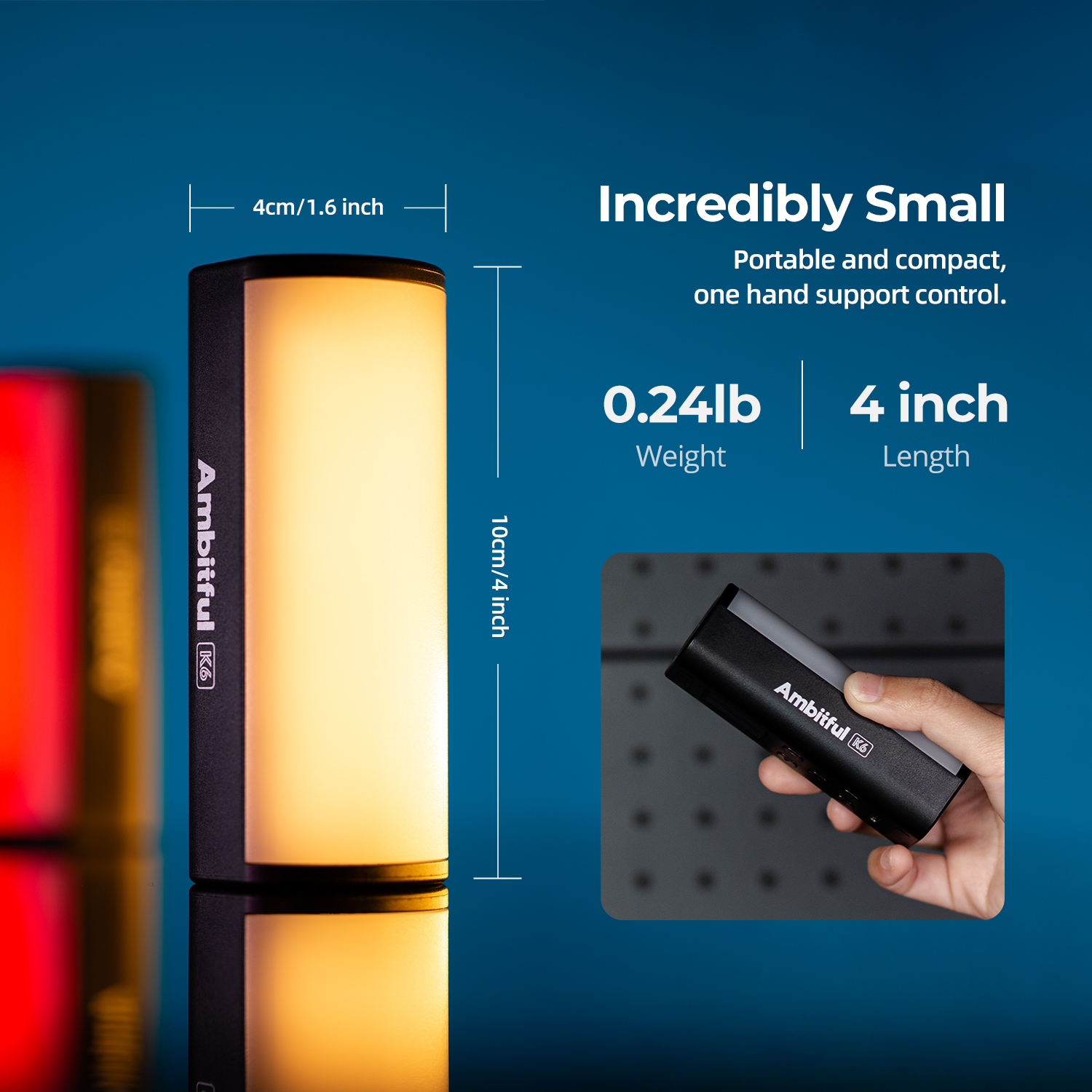 Ambitful K6 Mini RGB Photograp - Photography Lighting Wand recensie en prijs