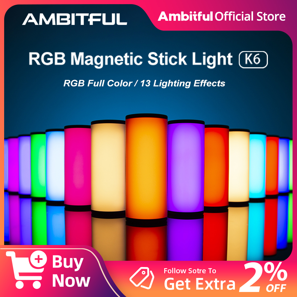 Ambitful K6 Mini RGB Photograp - Photography Lighting Wand recensie en prijs