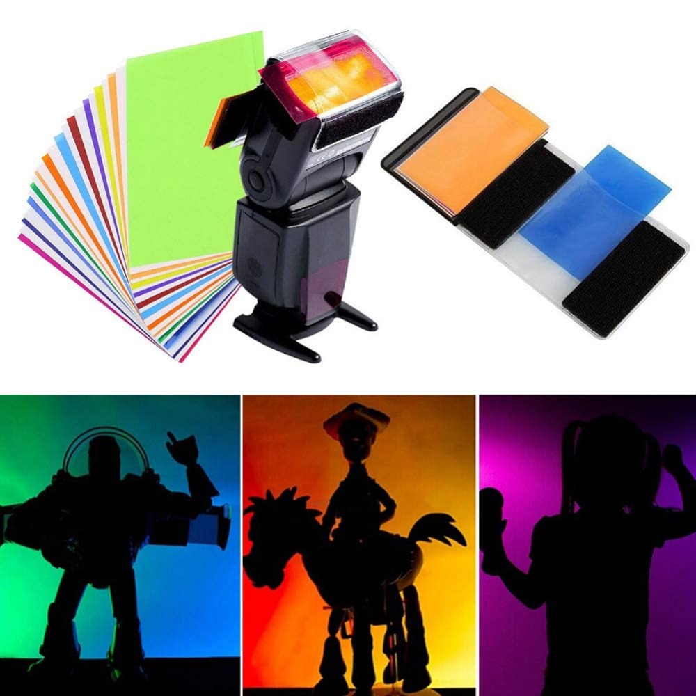 12 Colors Camera Flash Gels Li - Photography Lighting Box recensie en prijs