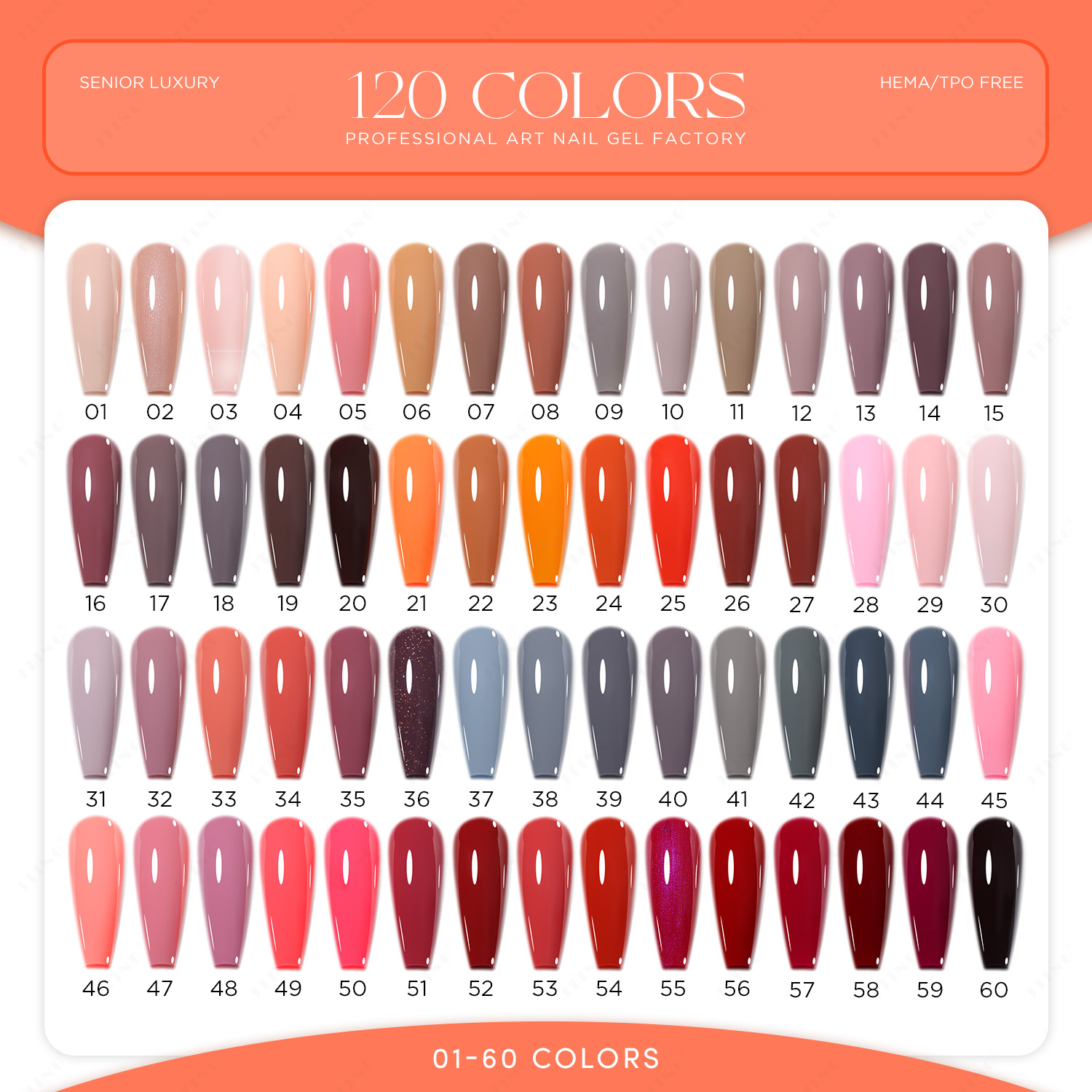 New 120 Color Series Nail Poli - Coloured Gel Set recensie en prijs