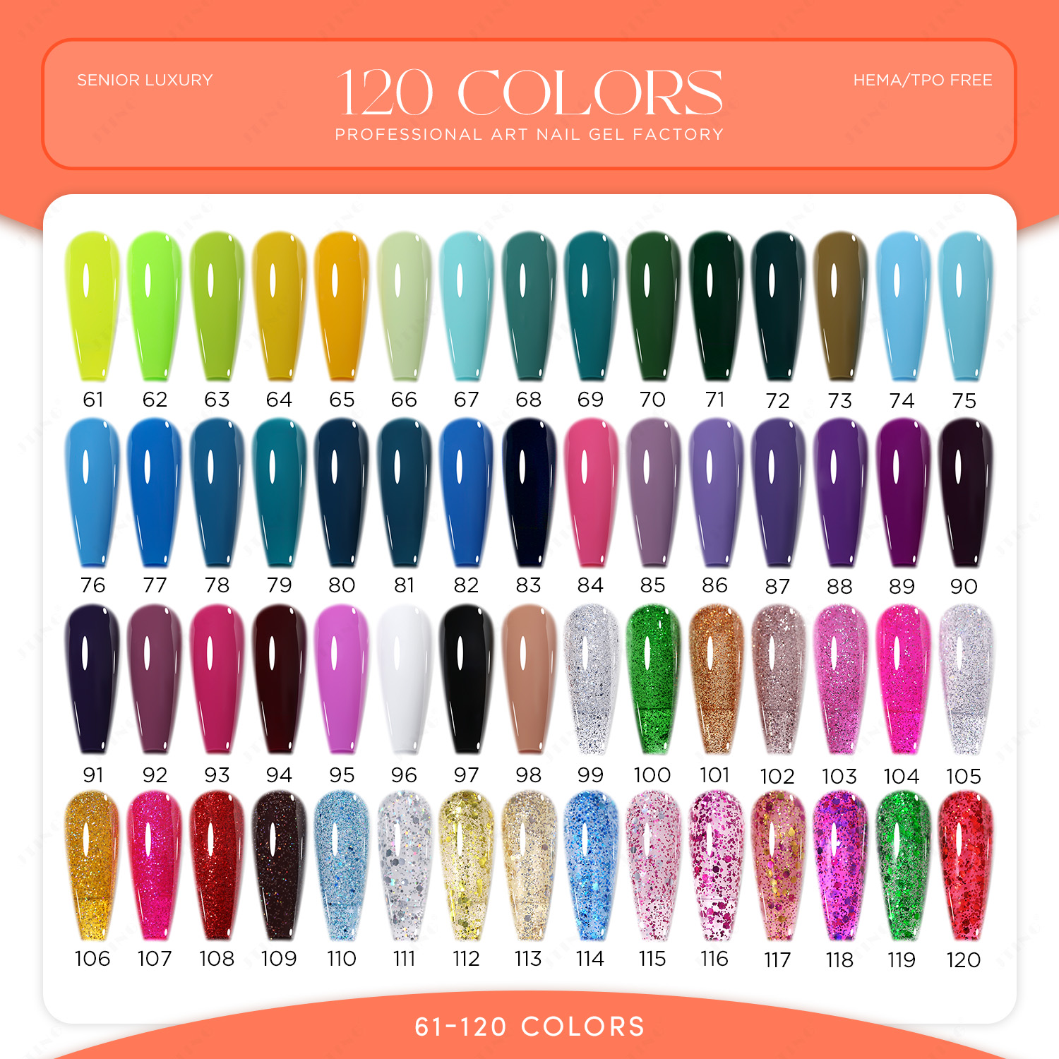 New 120 Color Series Nail Poli - Coloured Gel Set recensie en prijs