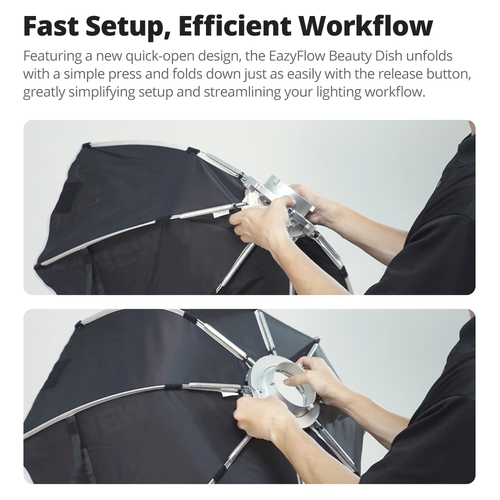 New Godox EazyFlow Beauty Dish - Photography Lighting Box recensie en prijs