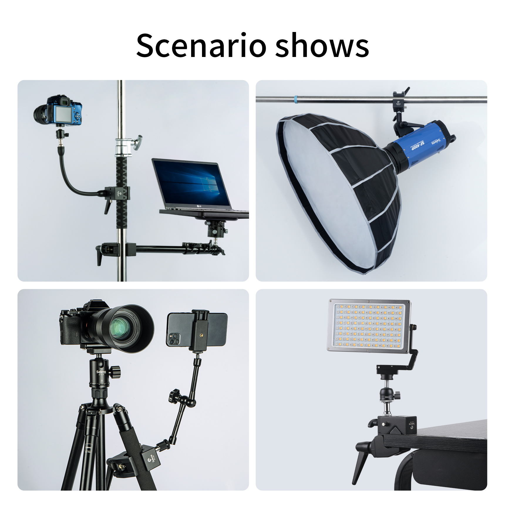 Selens Heavy-Duty Super Clamp  - Photography Lighting Box recensie en prijs