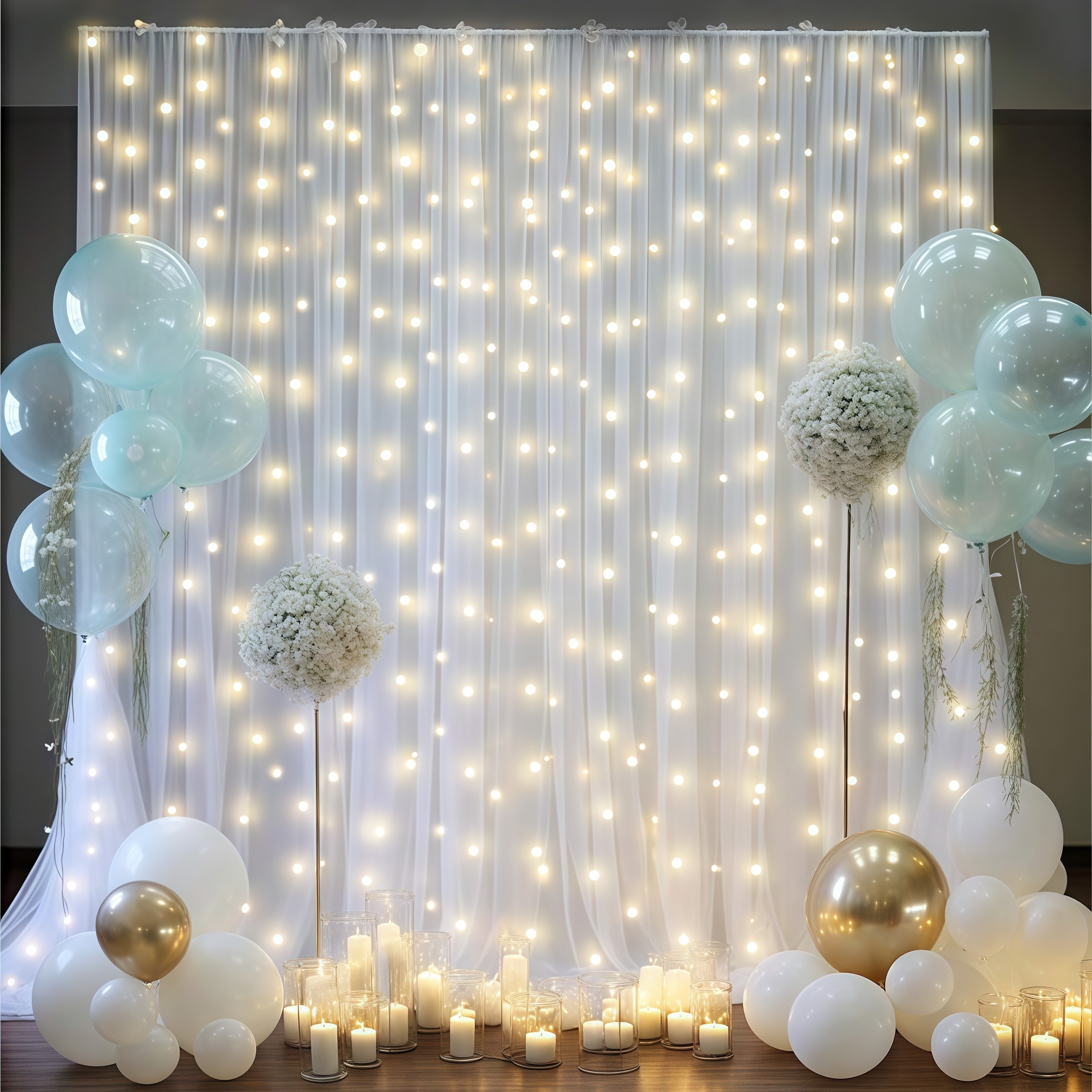 3pcs/set Tulle Backdrop Curtai - Photography Lighting Options recensie en prijs